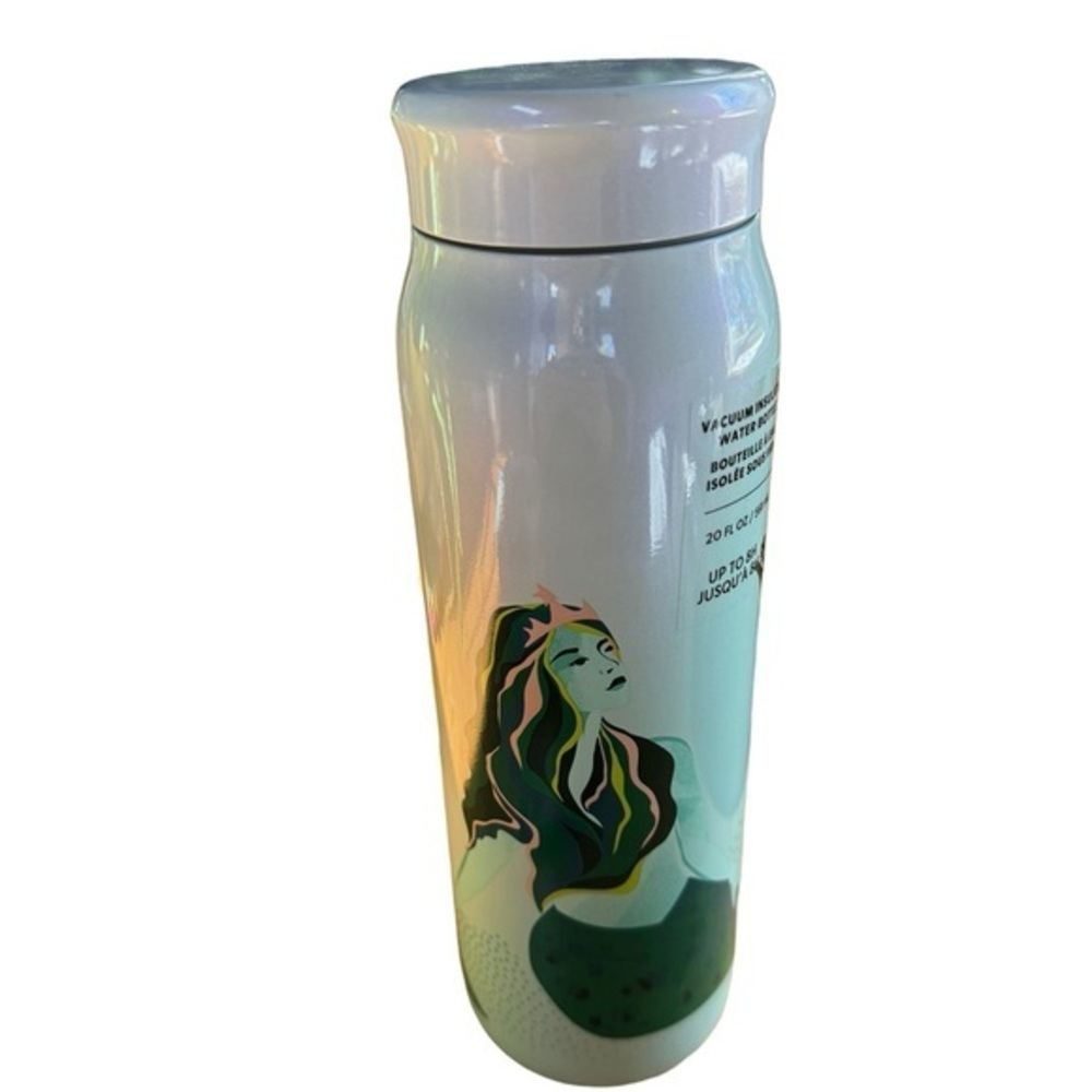 Starbucks Siren mermaid vacuum Water Bottle Spring Easter 2024 New 20 oz